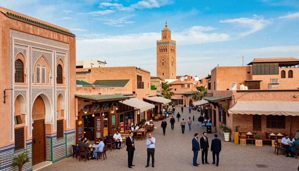quartiers investis Marrakech